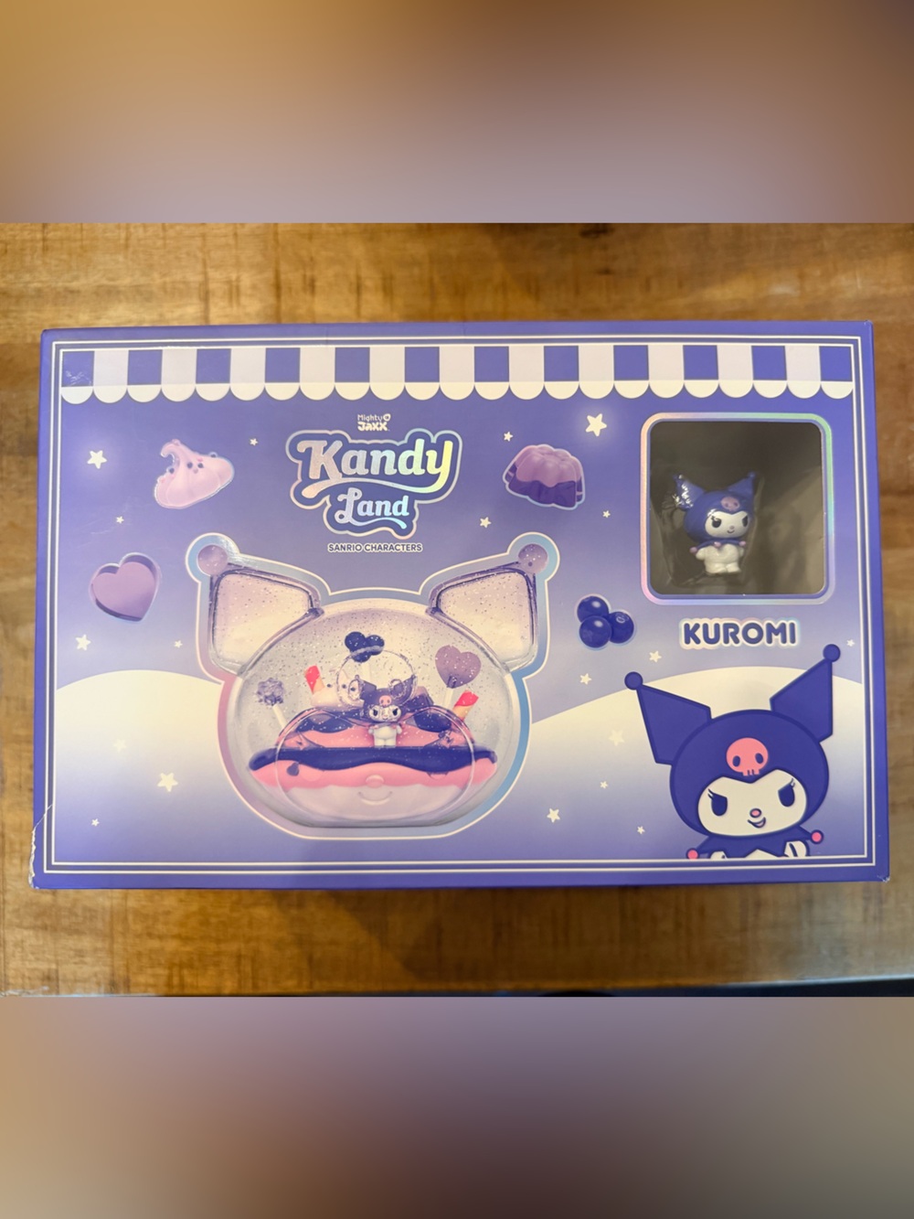 Mighty Jaxx Sanrio Kandyland Kuromi 6 Inch Collectible Figurine Diorama in box